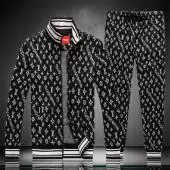ensemble jogging louis vuitton 2020 lv supreme zipper stand collar 982 noir